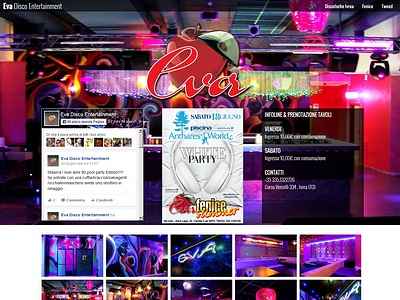 Realizzazione sito web discoteca ivrea