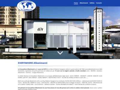 Realizzazione sito web Allestimenti per fiere ed interni Torino
