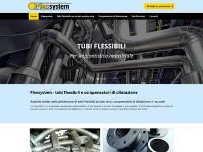 Realizzazione sito web tubi flessibili ivrea