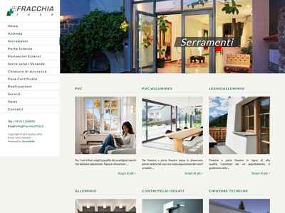 Realizzazione sito web porte e serramenti 