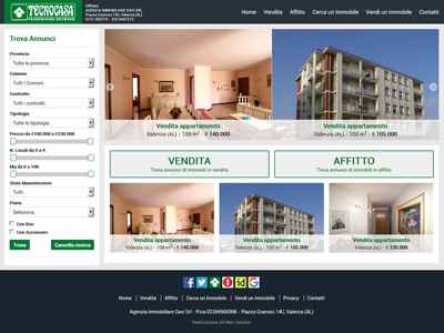 Realizzazione sito web agenzia immobiliare ivrea