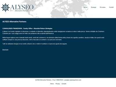 Realizzazione sito web finanza e investimenti Piemonte