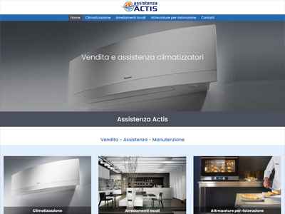 Realizzazione sito web assistenza climatizzatori Torino