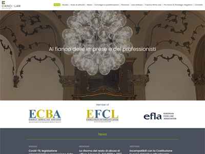 Realizzazione sito web cianci law studio avvocati torino Torino