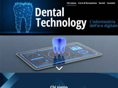 Realizzazione sito web Tecnologia 3D denti ivrea