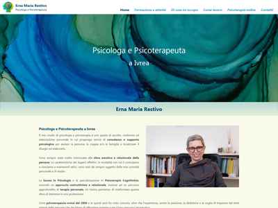 Realizzazione sito web erna maria restivo 

Psicologa e Psicoterapeuta a Ivrea Torino