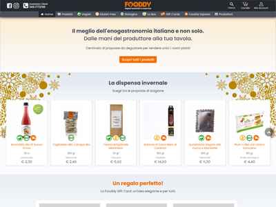 Realizzazione sito web vendita alimentari online 