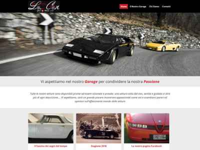 Realizzazione sito web vendita auto sportive d'epoca Piemonte