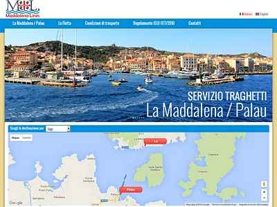 Realizzazione sito web traghetti navigazione Torino