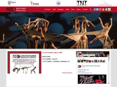 Realizzazione sito web scuola di danza Piemonte