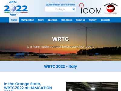 Realizzazione sito web Radioamatori, radio, telecomunicazioni ivrea